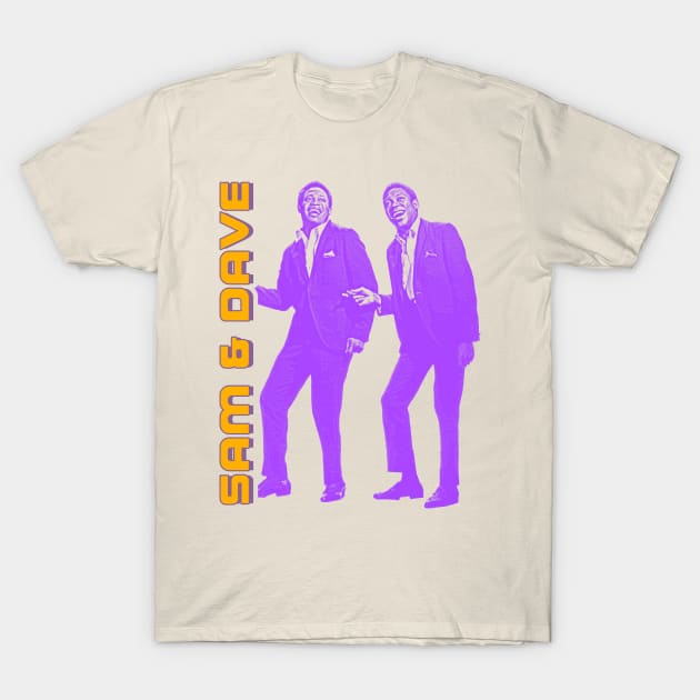 Sam and Dave \\ // Soul Man Retro R&B Duo FanArt T-Shirt by darklordpug